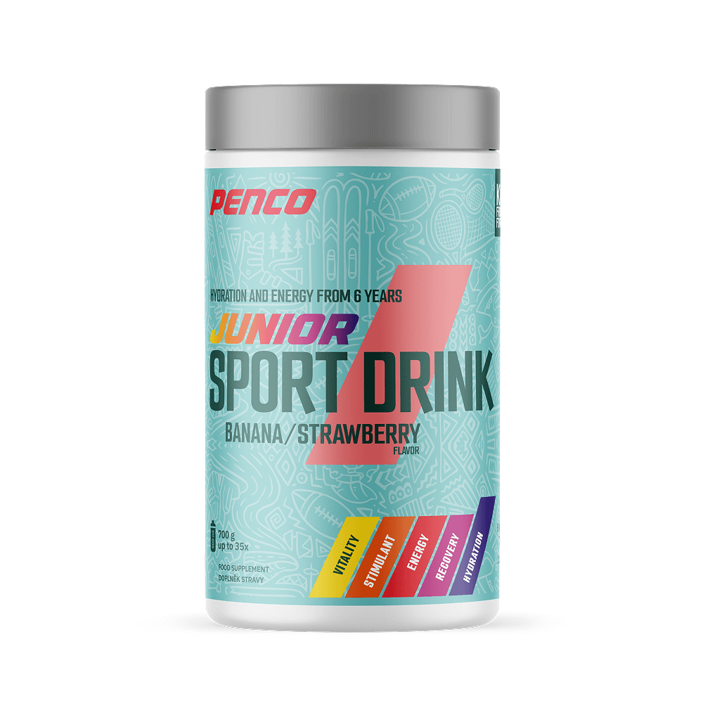Iontový nápoj JUNIOR SPORT DRINK 700g Jahoda & Banán
