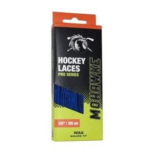 Modré voskované tkaničky Mohawke