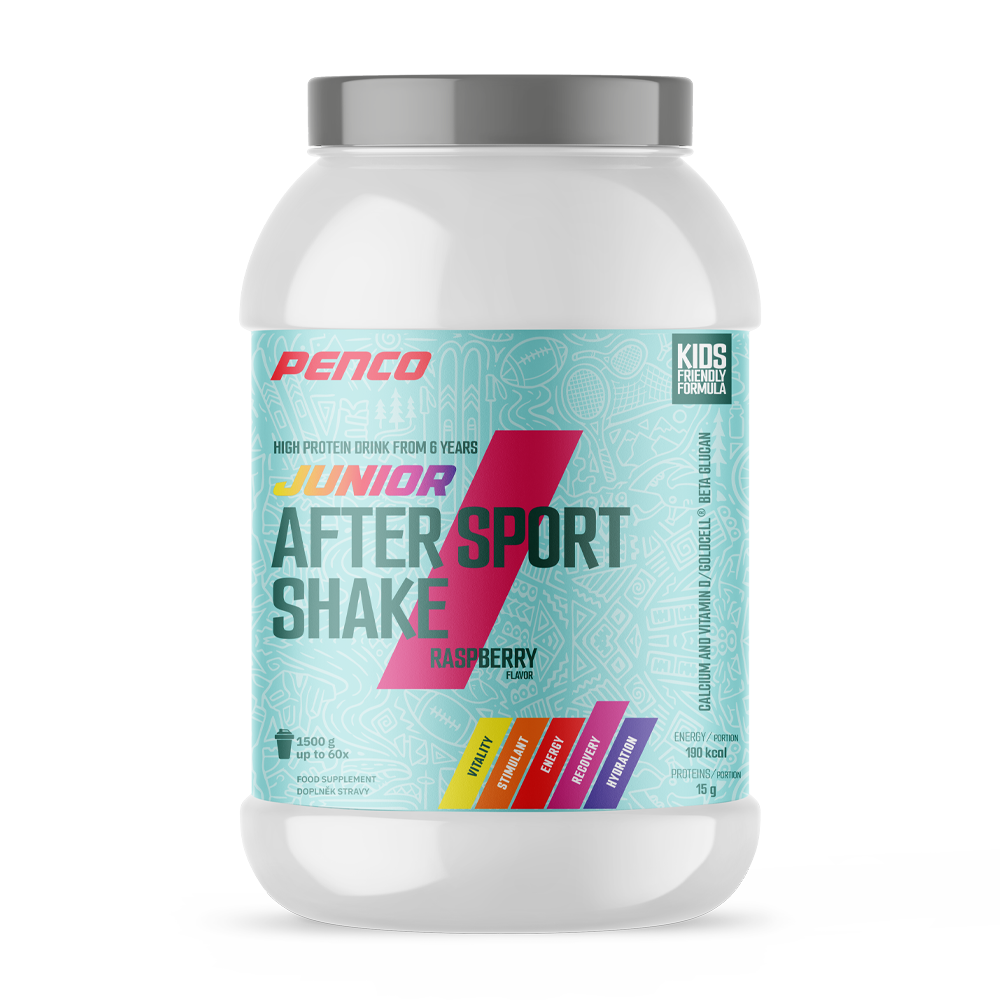 JUNIOR AFTER SPORT SHAKE 1500g Malina