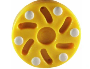 Žlutý hokejový in-line puk S10 tronX