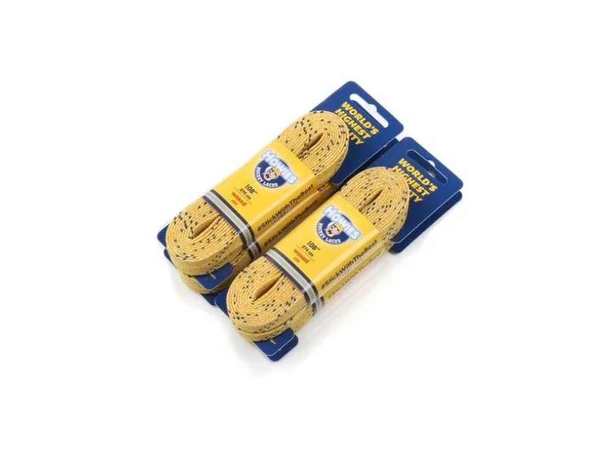 Žluté voskované tkaničky Howies