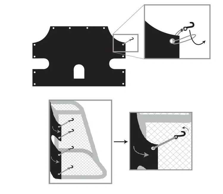 Střelecká plachta Winnwell Accushot 72" Heavy Duty