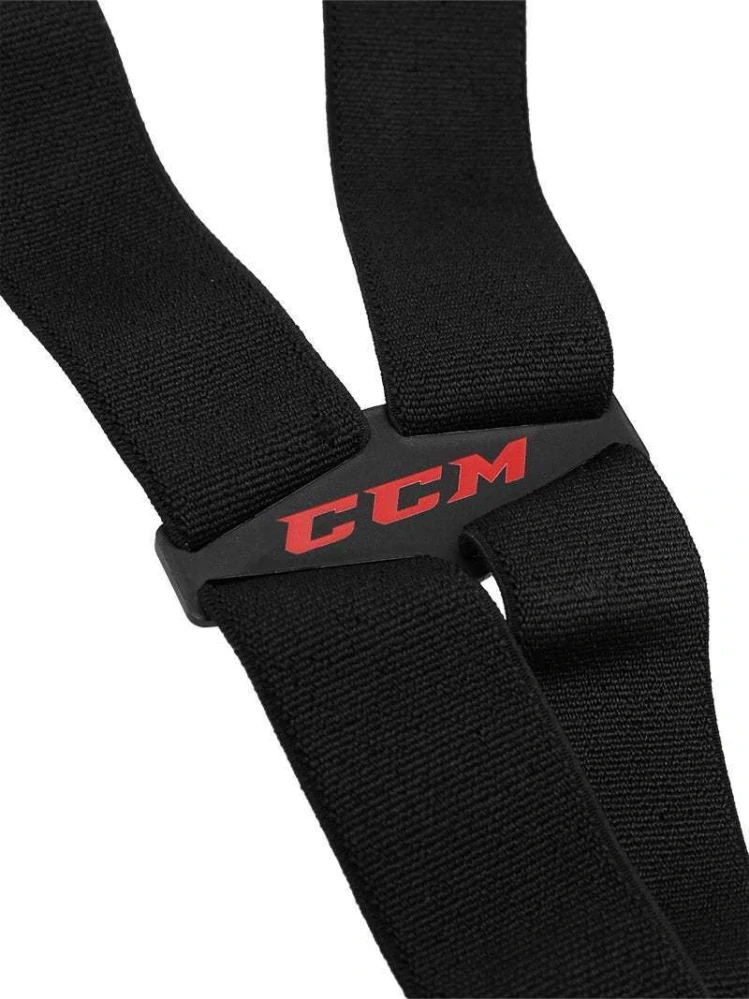 Hokejové šle s očkem CCM Black (SENIOR)