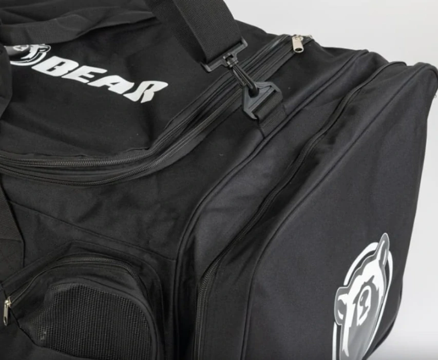 Hokejová taška Hockey Bear Carry Bag Upgraded SR černá-bílá