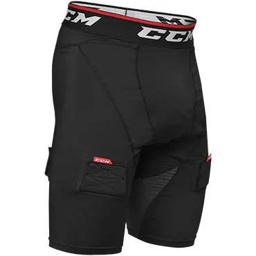 Kraťasy se suspenzorem CCM Compression Shorts Jock JR 