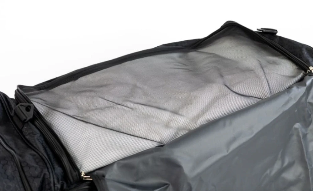 Hokejova taška Hockey Bear Wheel Bag Upgraded junior černá-modrá