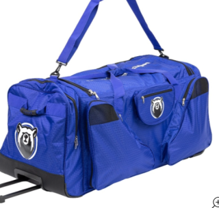 Hokejova taška Hockey Bear Wheel Bag Upgraded MODRÁ JR